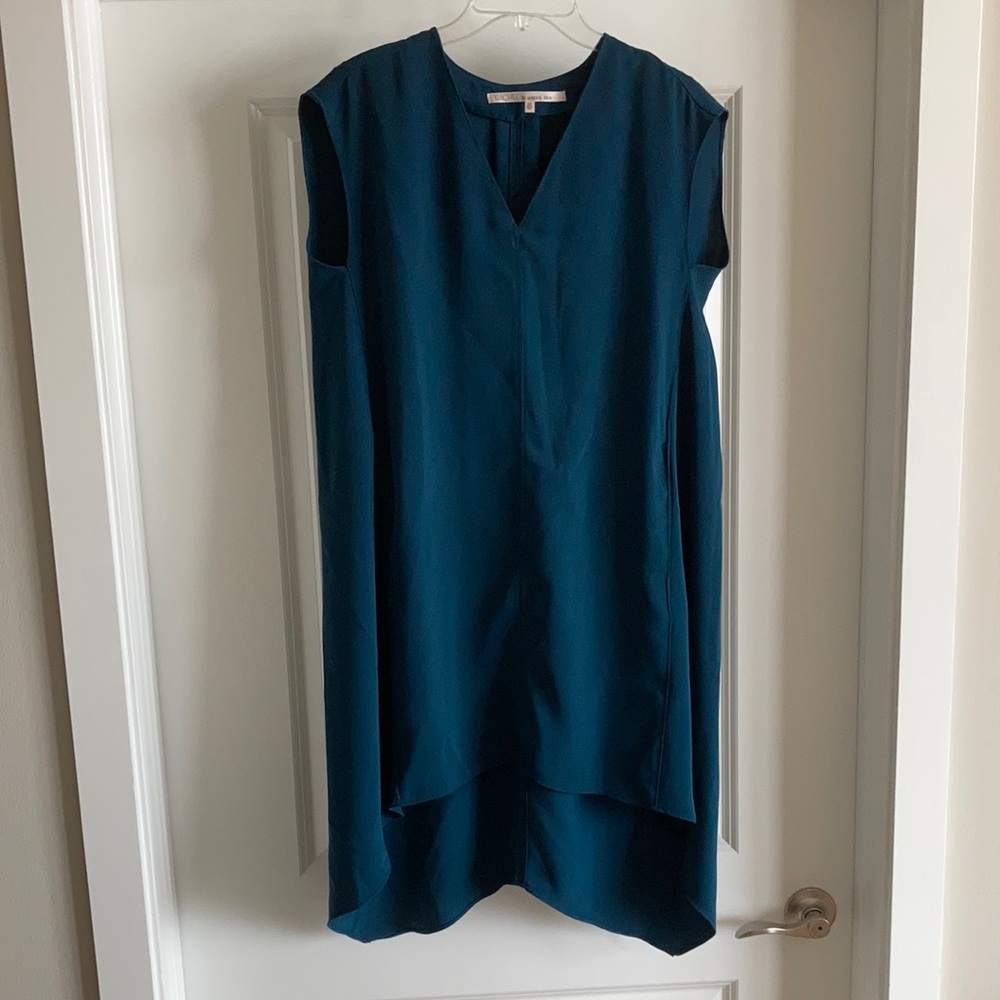 Rachel teal blue dress, XS